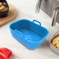 thumbnail image 4 of CSChome Foldable Baking Pan Foldable Baking Pan Non-Stick Silicone Fryer Cooking Pan Heat-Resistant Foldable Baking Tray for Home Kitchen Silicone Fryer Mold, 4 of 6