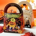 thumbnail image 5 of 5pcs Halloween Candy Boxes, Portable Paper Gift Bags with Handles, Pumpkin Ghost Spiderweb Treat Wrapping Boxes for Party & Trick-or-Treat, 5 of 5