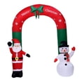 thumbnail image 4 of Arco Inflable Navideño Iluminado Strade Fareast Limited de 3,1 m de alto Decoración Navideña 110 V para Patio de Invierno, 4 of 8