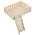 thumbnail image 6 of IBASETOY Cage Toys for Rats with Hamster Wood Platform for Climbing and Ladder 1 Set, 6 of 6