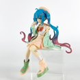 thumbnail image 2 of Figura de Hatsune Miku, traje de marinero, adorno de belleza bidimensional, modelo escénico sentado presionando fideos instantáneos, muñeca, 2 of 5