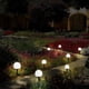thumbnail image 3 of Solar Garden Light Solar Path Lights, LED Round Ball Globe Lamps, Outdoor Stake Light Lighting for Flower Fence, Lawn, Patio (Cool White 4 Pack), 3 of 5