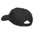 thumbnail image 3 of Cross Flag Embroidered Low Profile Dyed Cap - Black OSFM, 3 of 5