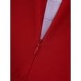 thumbnail image 7 of iiniim Girls Ringmaster Circus Show Long Sleeve Tassel Cap Tailcoat Gymnastics Leotard with Bowknot Red 4, 7 of 7