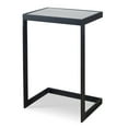 thumbnail image 4 of Uttermost Windell Cantilever Iron and Glass Top End Table in Black, 4 of 5