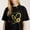 Black-4, variant on Sunflower Being an Aunt Makes My Life Complete Printing T Shirt Tee
