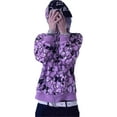 thumbnail image 2 of Franhais Women's Full Zip Hoodies, Fashion Star Heart Print Long Sleeve Loose Fit Sweatshirts, 2 of 7