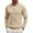 Beige, variant on COOFANDY Men's Knit Polo Shirts Long Sleeve Casual Button Down Ribbed Polo Shirt Fashion Golf Shirts