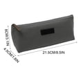 thumbnail image 2 of Ywbawe Canvas Pencil Case Large Capacity Stationery Organizer Storage Box Holds 50 Pens Slim Design for Students 1 Count, 2 of 5