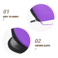 thumbnail image 3 of unbranded Estuche Para Cds Morado De Tela Oxford Resistente Para Auto Con Redondo Y Almacenamiento Práctico, 3 of 6