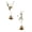 2 Pack丨A+B, variant on zhonghuaying 1 Pack Gold Ballerina Metal Sculpture, Modern Abstract Dancer Statue, Decorative Tabletop Figurine for Home Living Room Bedroom A