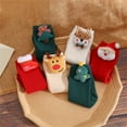 thumbnail image 4 of AOOOWER Baby Girls Tube Socks Santa Claus Toddler Breathable Cotton Socks for Toddler, 4 of 18