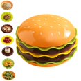 thumbnail image 1 of 7-Piece Burger Plate Set, Stackable Burger Plate Set, Premium Burger Bowl And Plate Set For Parties, Picnics & Everyday Dining – Durable, Space-Saving, 1 of 7