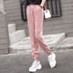 thumbnail image 3 of Pantalones Haren de verano de estilo coreano para mujer, pantalones deportivos casuales para estudiantes adelgazantes, pantalones holgados hasta el tobillo para mujer, 3 of 5