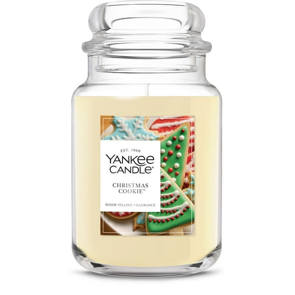 Yankee Candle Christmas Cookie Original Large Jar Scented Candles, 22 oz