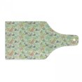 thumbnail image 1 of Butterfly Cutting Board, Vintage Inspirations in Soft Colored Floral Arrangement with Sketch Style Animals, Tempered Glass Cutting and Serving Board, Wine Bottle Shape, Multicolor, by Ambesonne, 1 of 1