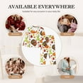 thumbnail image 7 of Vsdgher Thanksgiving Turkey Pajamas Set Long Sleeve Sleepwear Womens Button Down Nightwear Pj Sets-, 7 of 7