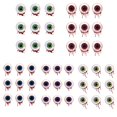 thumbnail image 1 of Halloween Eyeballs-shaped Wall Decals, 5pcsRealistic PVC Scary Eyeballs Window Decal Wall Stickers For DIY Home Bathroom Indoor Hallowmas Decoration, 1 of 8