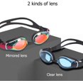 thumbnail image 3 of Lunettes de Natation Ajustables en Silicone Professionnelles Imperméables Anti-Buée Protection Uv pour Hommes Femmes, 3 of 8