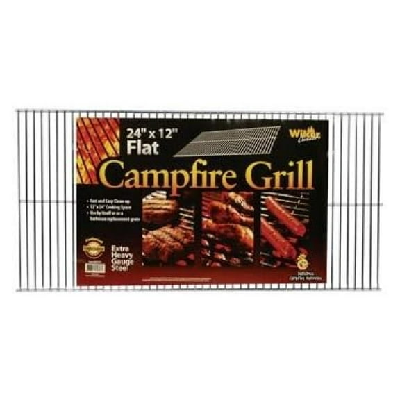 Campfire Grill Grid or BBQ Replacement Grate, 12"x24"