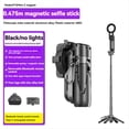 thumbnail image 2 of Magnetic Design Mini Bluetooth Portable Telescopic Multi Functional Tripod Phone Selfie Stick,1 * Phone Tripod kit,Black, 2 of 8
