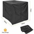 thumbnail image 2 of Lona para 1000 l , Lona de protección solar para agua de lluvia IBC , Antipolvo anti-UV, Cubierta protectora, Lona de protección verde 116 x 100 x 120 cm, 2 of 5