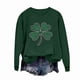 thumbnail image 4 of Ounisa St. Patrick's Day Sweatshirt for Women Clover Graphic T-Shirts Patty's Day Color Long Sleeves Tee Tops, 4 of 7