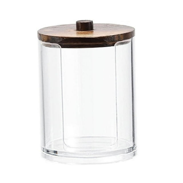 Dispensador de hisopos, recipiente para hisopos de algodón y soporte para bastoncillos de oído para el hogar. 105 cm x 7 cm u boca