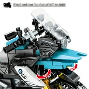 SEMBO Technique Series Motorcycle Model Building Block Set 701108 GS-1200 Moto（255 PCS）For 6+ Kids