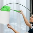 thumbnail image 5 of Microfiber Feather Duster Extendable Duster with 31.5 inches Extra Long Pole, Bendable Head & Long Handle Dusters for Cleaning Ceiling Fan, High Ceiling, Blinds, Furniture & Cars, 5 of 5