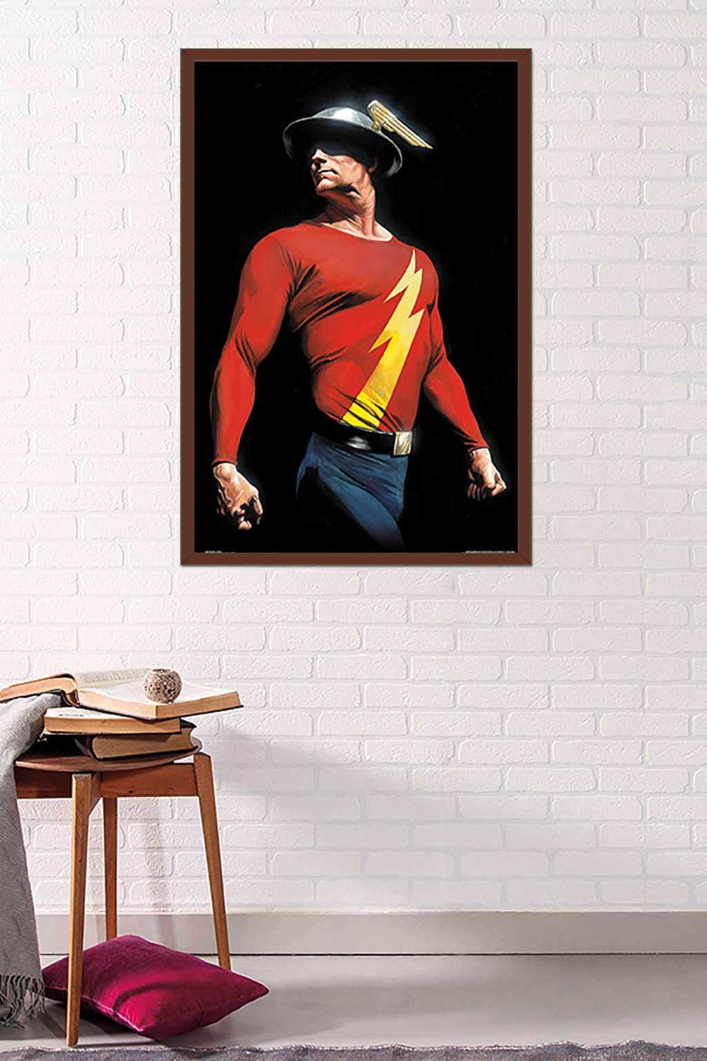 DC Comics - The Flash - Alex Ross Portrait Wall Poster, 22.375" x 34", Framed