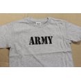 thumbnail image 3 of Army Screen Print Toddler Gray Unisex T-Shirt 5/6, 3 of 3