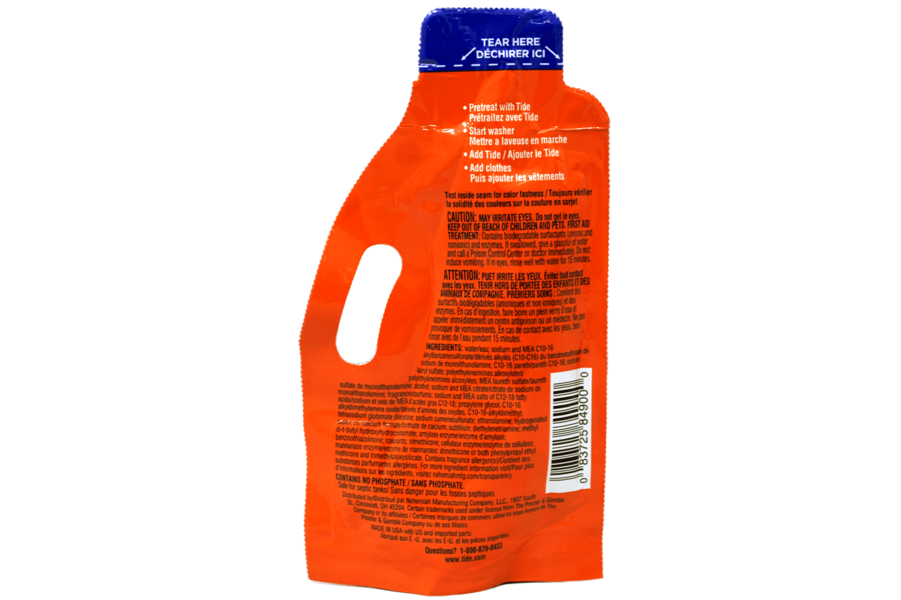 (2 pack) Tide Ultra Concentrated Laundry Detergent and Washing Soap, Travel Size, 1.31 fl oz