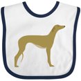 thumbnail image 3 of Inktastic Greyhound Boys or Girls Baby Bib, 3 of 4