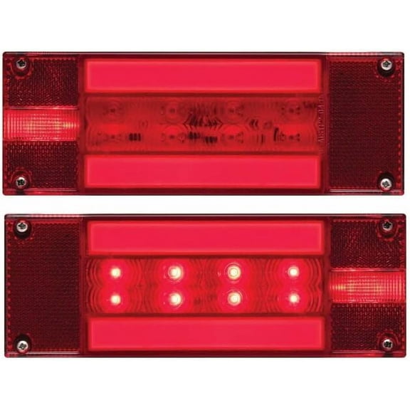 Optronics TLL170RK Red Rectangular Combination Tail Light Kit