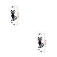 thumbnail image 4 of ZheElen Cat Light Switch Sticker Decal Vinyl Art Wall Sticker Lightswitch Black Kitten 1pcs #5 2Set, 4 of 6