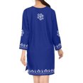 thumbnail image 3 of HAPPY BAY Women's Beachwear Summer Beach Dress Loose Flowy Bathing Suit Swimwear Cover Ups 12-14 Cobalt_AC776, 3 of 3
