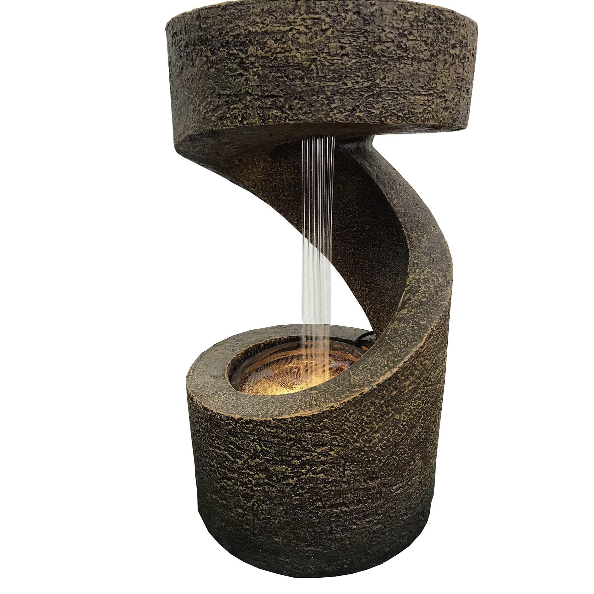 Hi-Line Gift Ltd. 14' Wodden Fountain with LED