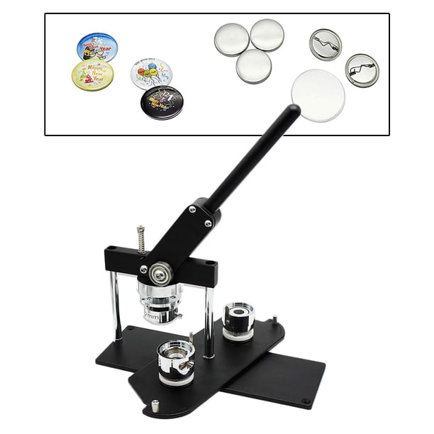 Máquina Para Hacer Boton De Insignia, 25MM-75MM, Insignias De Broche DIY, Herramientas Para Hacer Boton Con 100 Piezas De Boton + Cortador De Círculos + Molde - AliExprs 15