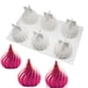 thumbnail image 3 of Herramientas de decoración de pasteles, utensilios para hornear, postre francés, mousse, molde para pasteles, magdalenas, molde de silicona para mousse, 6 cavidades (castillo en espiral), 3 of 5