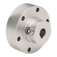 thumbnail image 1 of RC Flange Coupling, Silver 10mm Diameter Wheel Flange Coupling Wearable  For RC Car Motor, 1 of 8