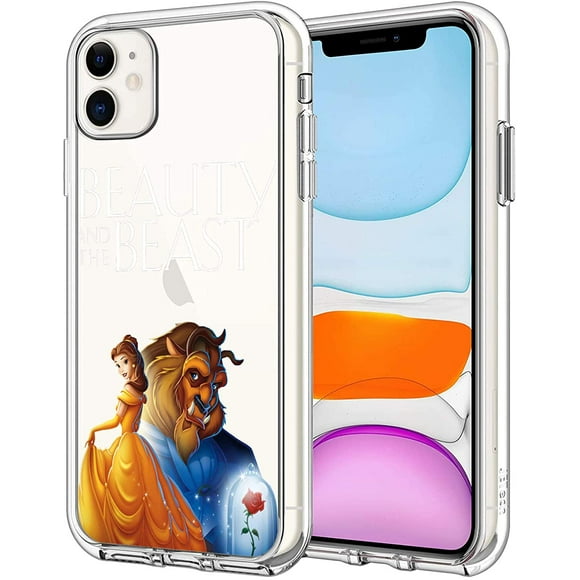 Phone Case for iPhone 11 Case, Clear Phone Case Individualized Design Cover Case (Beauty-and-The-Beast)