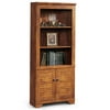 Sauder Colony 3-Shelf Library Bookcase with Doors, Maple