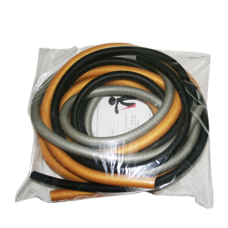Sup-R Tubing latex-free tubing PEP pack, difficult (black, silver, gold)