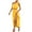 Yellow-vestidos de otoño para mujer, variant on Drindf Dresses for Women Casual 2 Piece Solid Maxi Dress Summer One Shoulder Crop Top High Waisted Maxi Dress Trendy Split Skirt Set Boho Dress Khaki S
