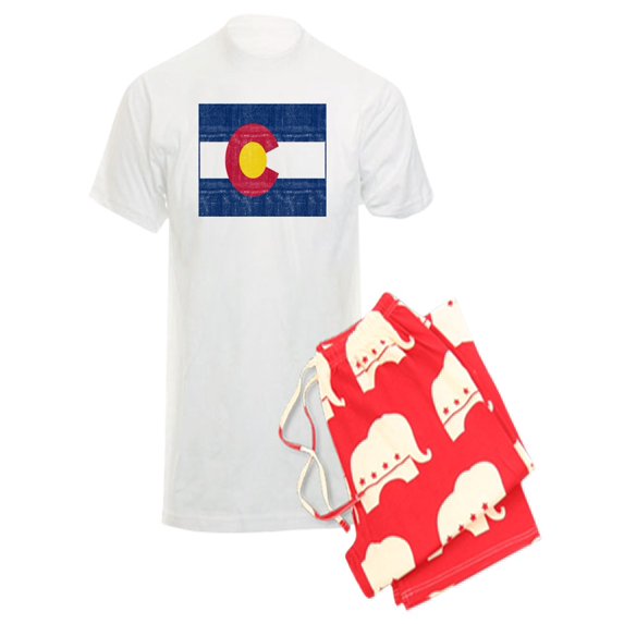 CafePress - Colorado Flag - Men's Light Pajamas