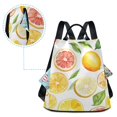 thumbnail image 5 of FORMRS Women's Travel Backpack Purse Anti-Theft Hidden Pockets Casual Shoulder Bag, Candy Lemon, 5 of 7