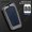 gun blue single, variant on For Toyota C 2/3 buttons key case CHR C-HR Prado Camry Avalon Prius Corolla RAV4 Avalon Keychain Zinc alloy+leather Car Key Cove
