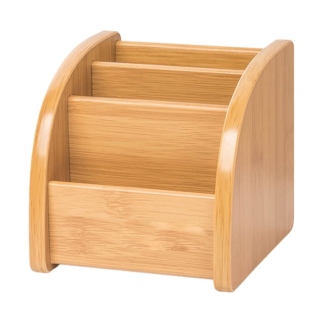 Taza Para Lápices, Organizador De Bolígrafos De Gran Capacidad Con Diseño De Madera Para Escritorio