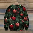 thumbnail image 6 of Wutalume Men's Christmas Themed Printed Collar Sweater, Colorful and Joyful, Great for Holiday Gatherings and Casual Wear,Mint Green S, 6 of 6